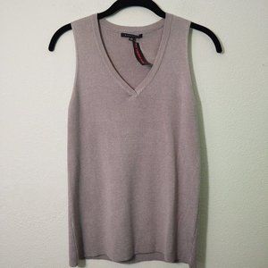 Staccato Gray Lightweight Sweater Vest NEW S